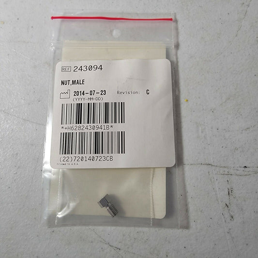 Beckman 243094 Male Nut for HPLC Tubing Fitting Tube Bolt