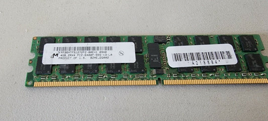 Micron 4GB 2Rx4 PC2-6400P ECC REG Server Memory RAM MT36HTF51272PZ-80EH1