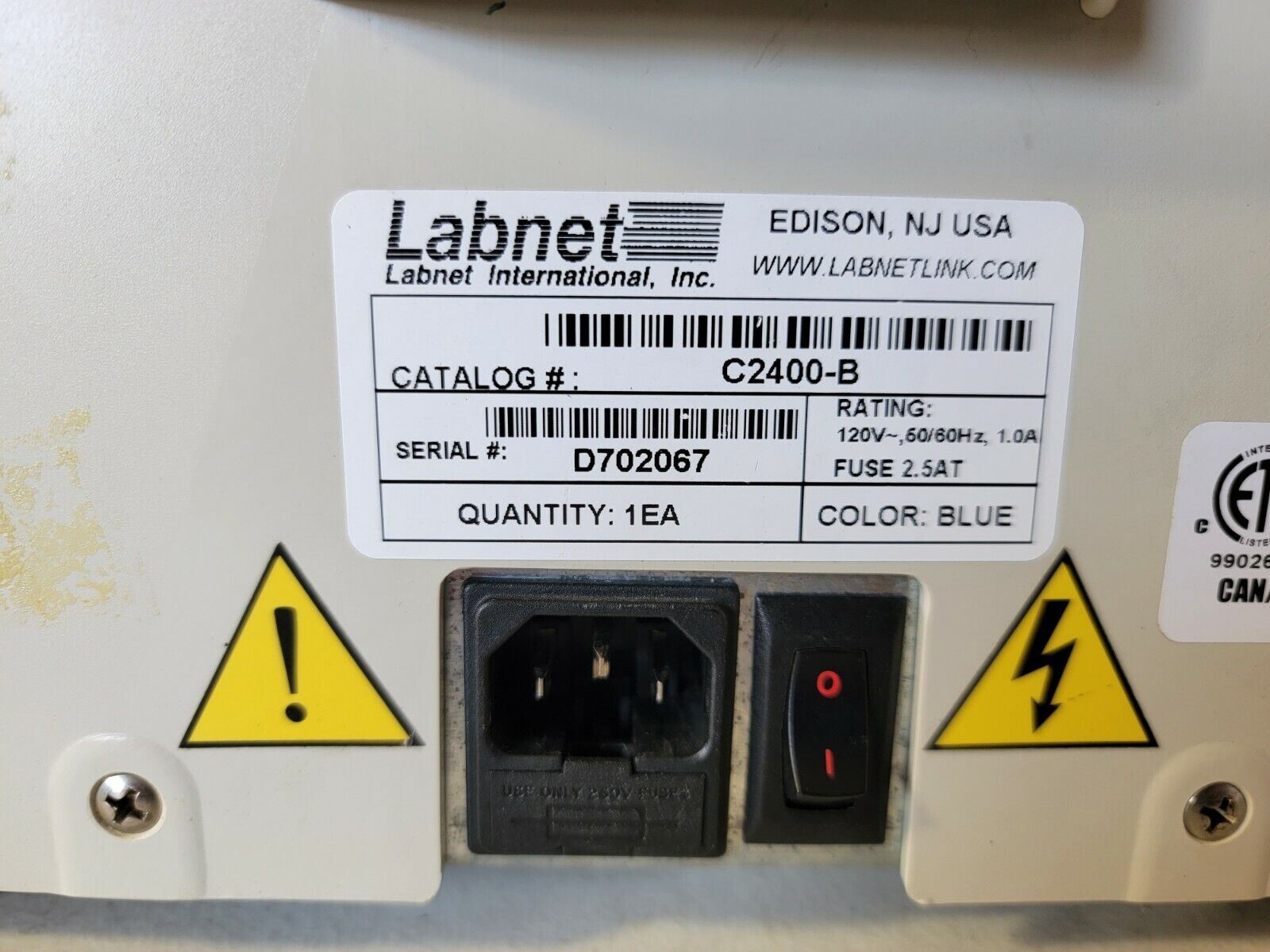 Labnet Spectrafuge 24D Centrifuge Microcentrifuge NOT WORKING – Lab ...