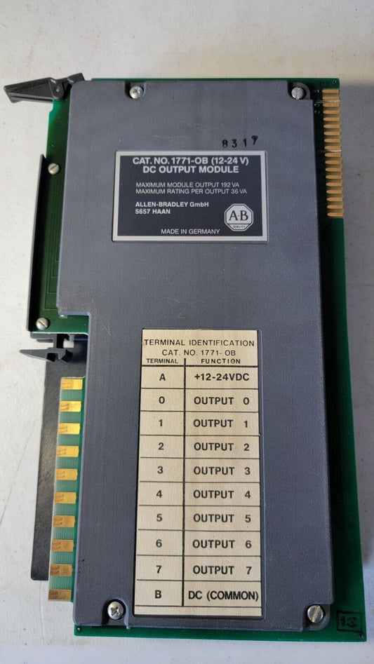 Allen-Bradley AB 1771-OB 12-24VDC Output Module 192VA