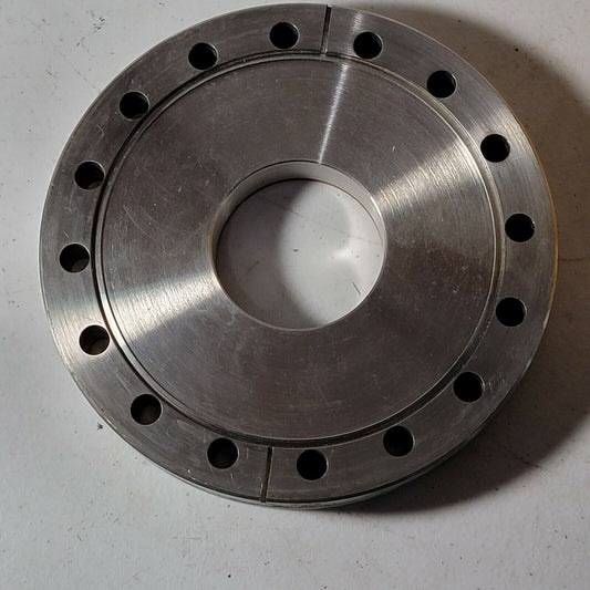 MDC DN63CF 4.5" To DN100CF 6" Zero Length Adapter High Vacuum Stainless Knife