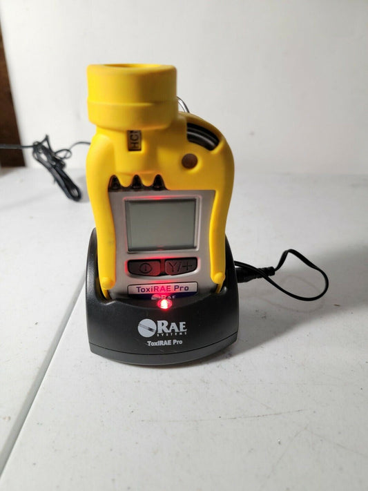 RAE ToxiRAE Pro Personal Wireless Gas Monitor Detect PGM-1860 + PGM-1800 Charger