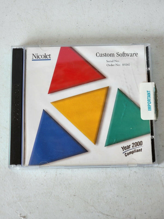 Nicolet 85060 OMNIC Spectrometer Software For Avatar 360 w/ 430-005904 Tutorials