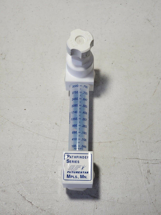 Futurestar Pathfinder Teflon Flowmeter 102-030-38 PF 3000 CC/Min High Purity