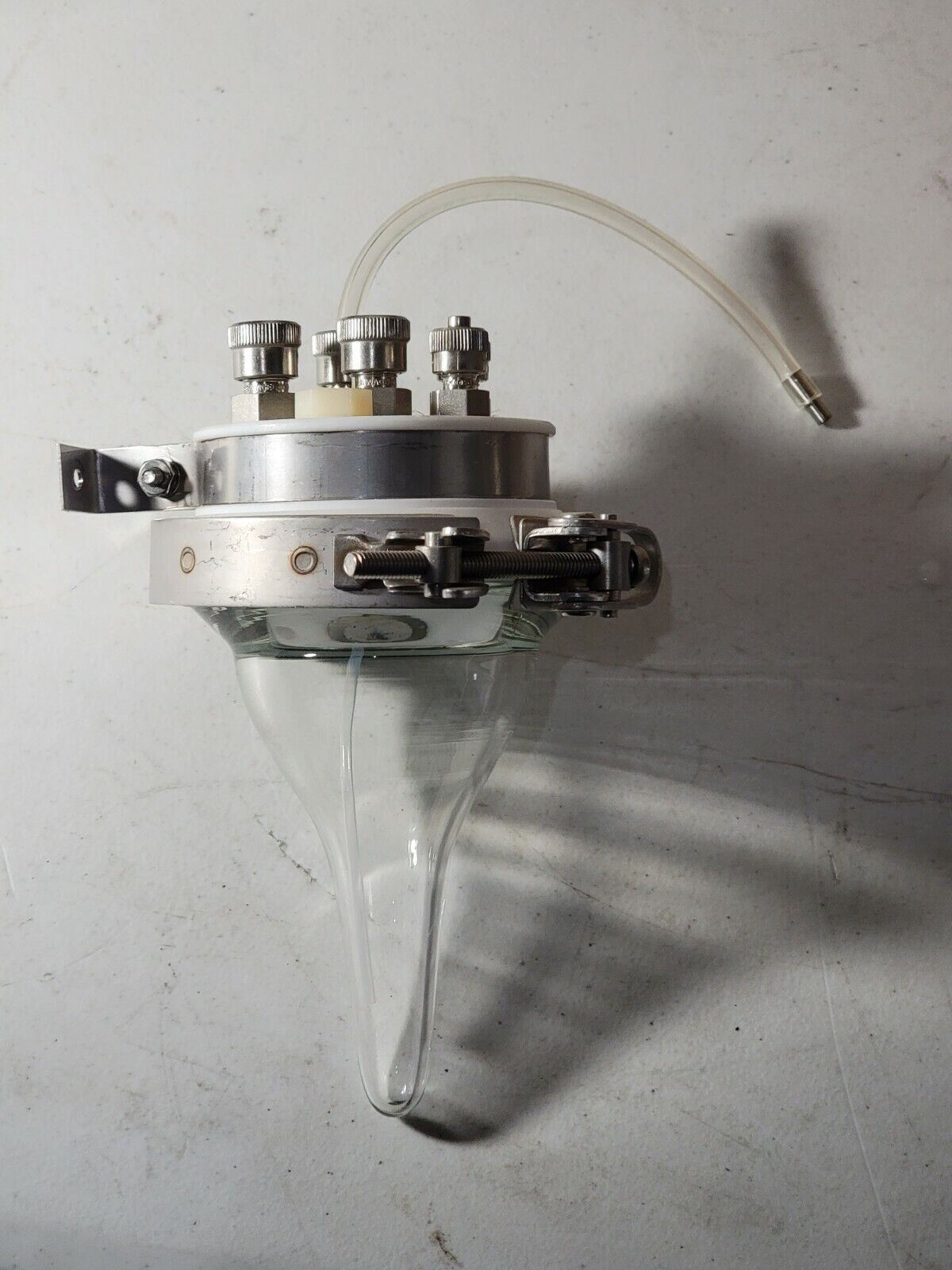 Custom Teflon Bubbler Liquid Gas Sparging Continuous Flow Process Ultra-Torr