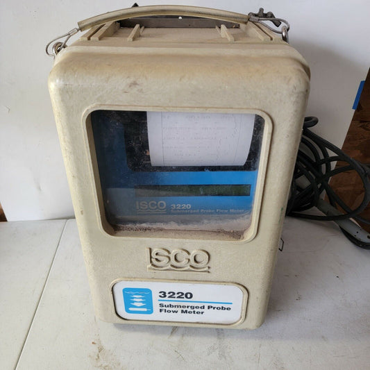 Teledyne ISCO 3220 Submerged Probe Flow Meter 60-3224-001 w/ Probe