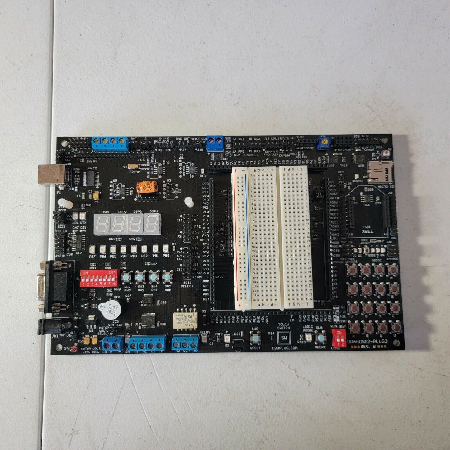 EVB Dragon12-Plus2 Rev. B USB Development Board HCS12 Trainer Dragon 12 Plus 2