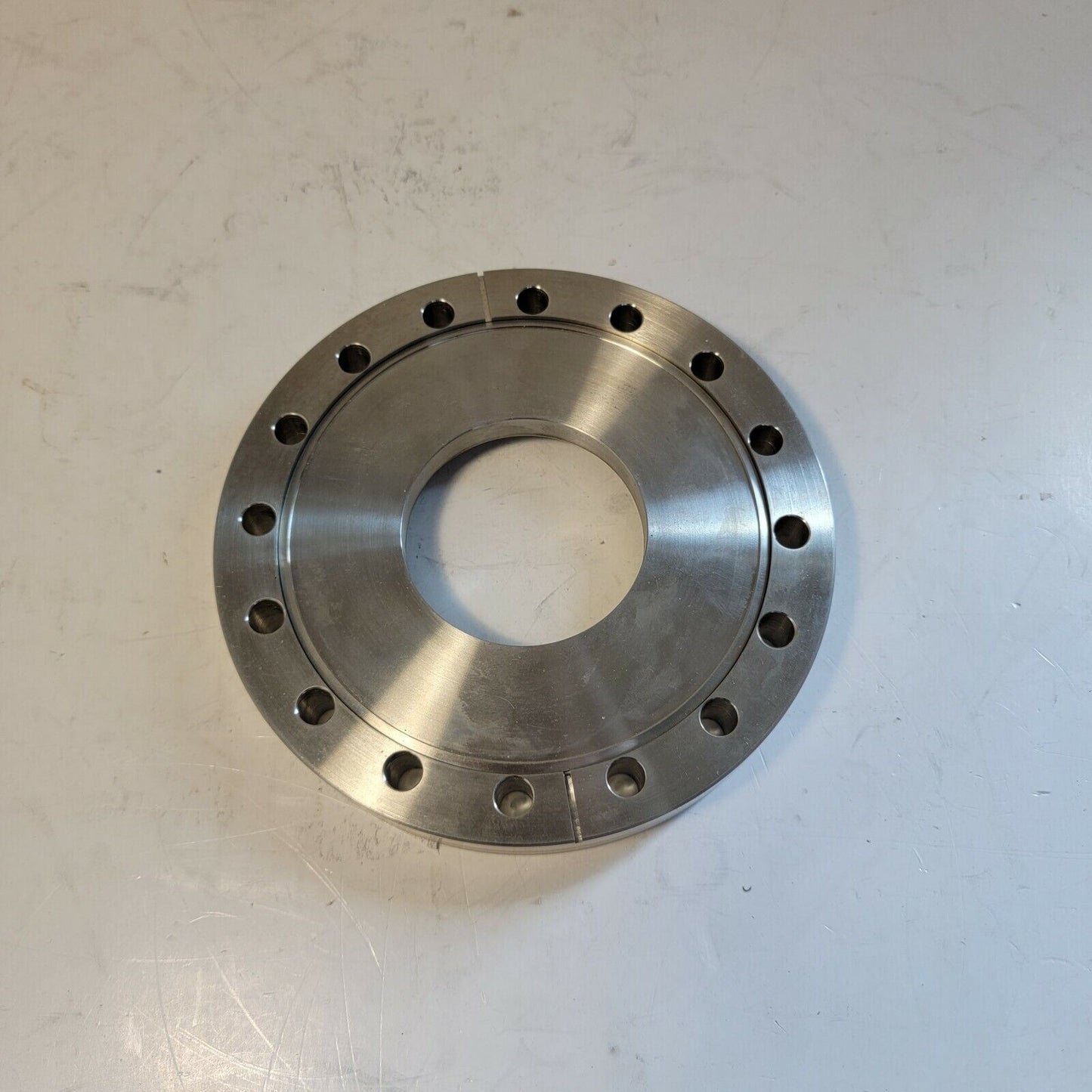 6" DN100CF Blank Conflat High Vacuum Rotatable Flange With 2-3/8" Hole in Center