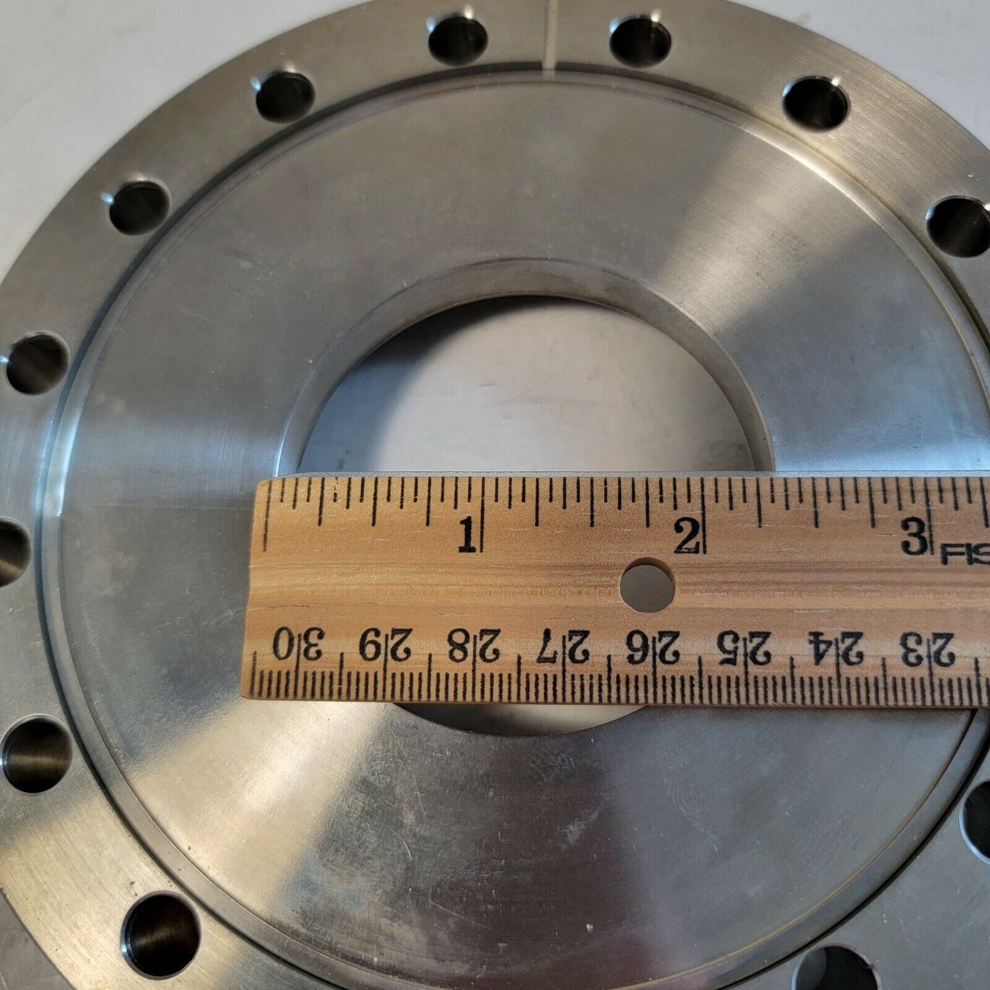 6" DN100CF Blank Conflat High Vacuum Rotatable Flange With 2-3/8" Hole in Center