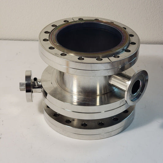 Huntington Rotational Motion 6" DN100CF Conflat Flange High Vacuum Chamber