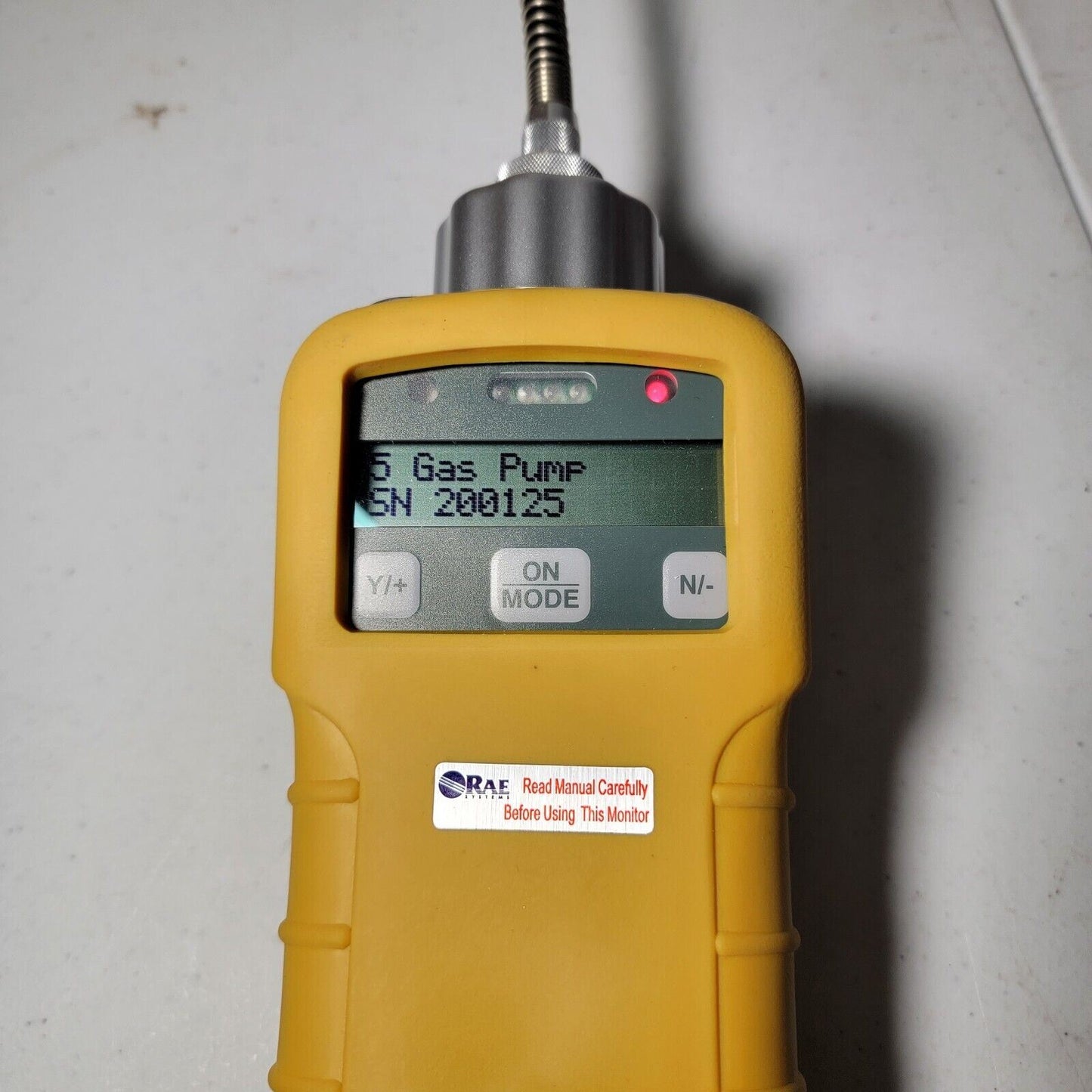 V RAE Multi Gas & Air Quality Monitor PGM-7800 w/ Software and Manuals VRAE