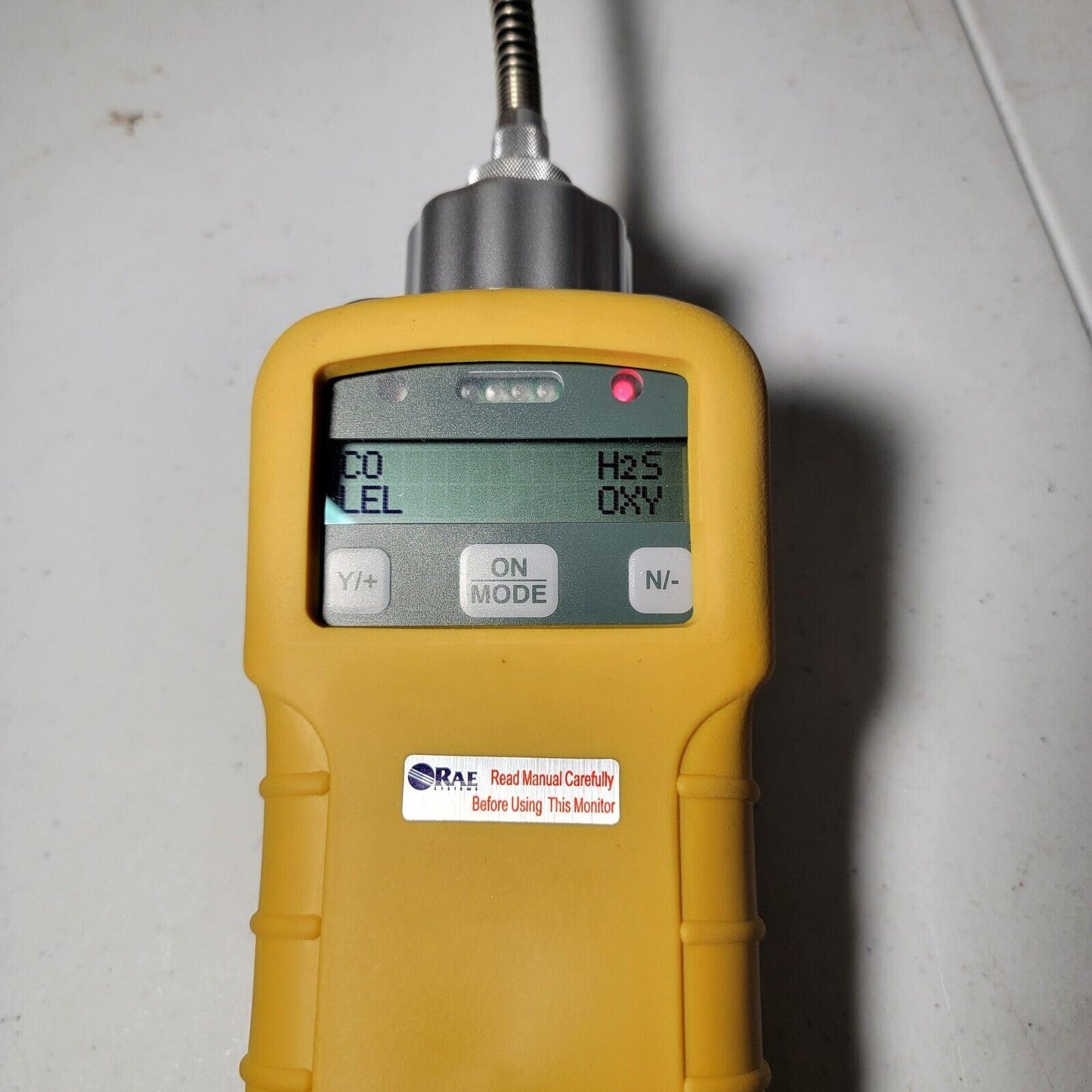 V RAE Multi Gas & Air Quality Monitor PGM-7800 w/ Software and Manuals VRAE