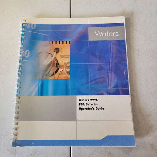 Waters 2996 PDA Detector Operator's Guide 71500023202