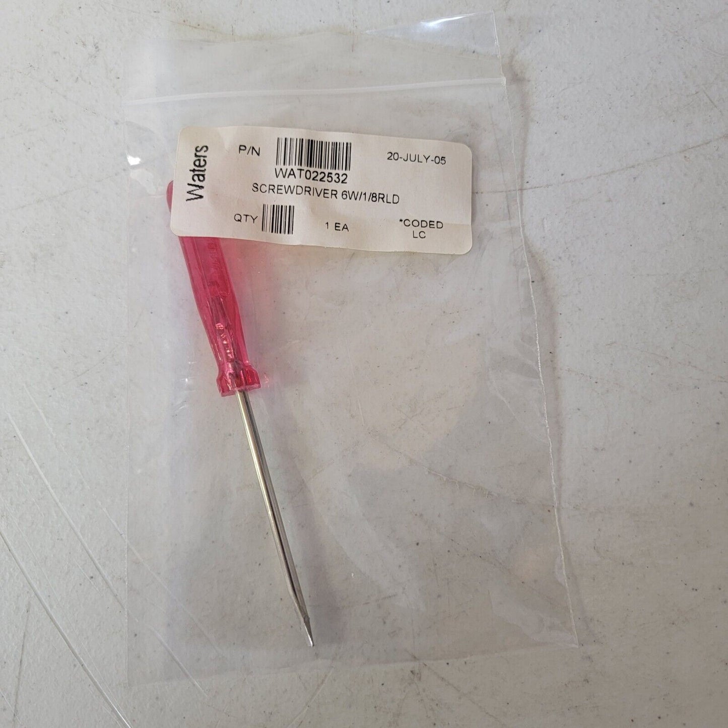 Waters Screwdriver 6W/1/8RLD WAT022532 for HPLC System