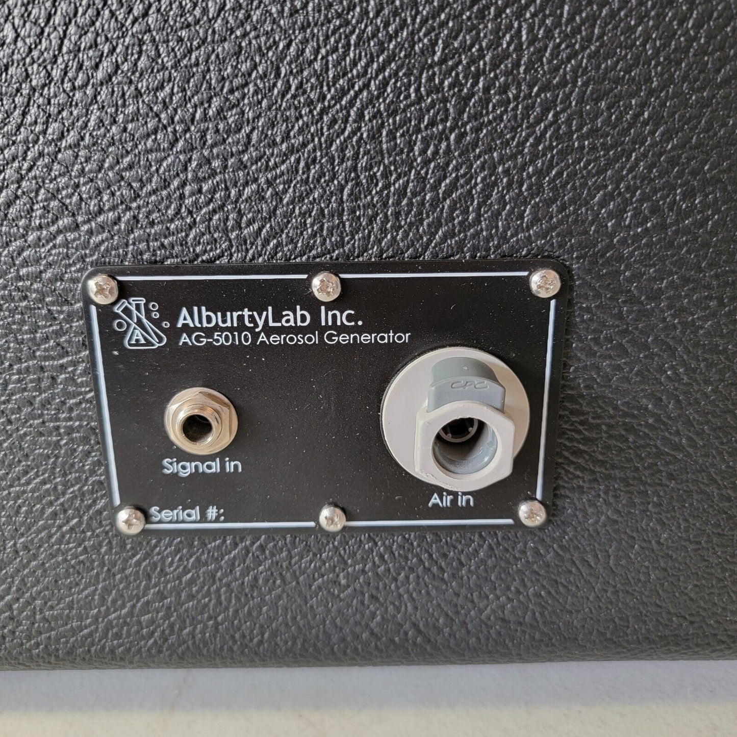 Alburty Lab AG-5010 Areosol Generator Audio Signal Alburty Lab