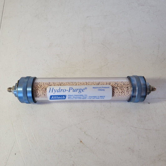 Alltech Hydro Purge Moisture Trap Column 100 PSIG w/ Dessicant
