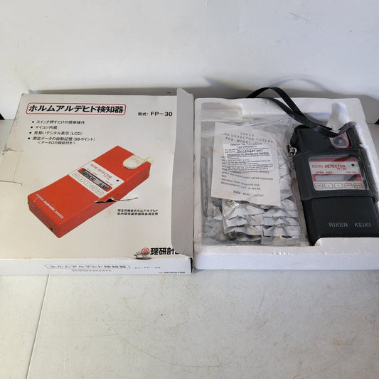 Riken Keiki FP-30 HCHO Detector Formaldehyde Gas Detector w/ Tablets
