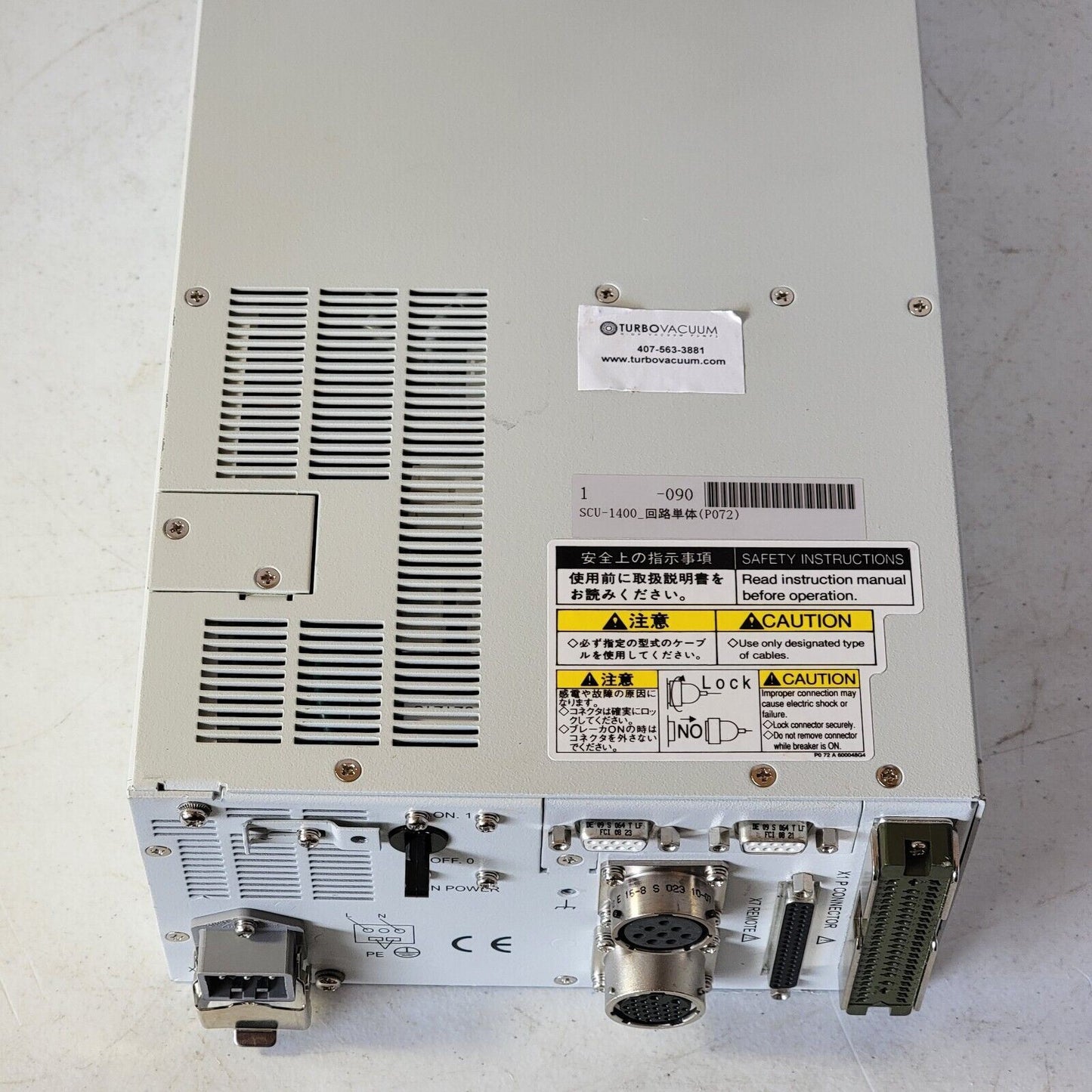 EDWARDS SCU-1400 Turbomolecular Turbo Pump Controller Control Unit High Vacuum