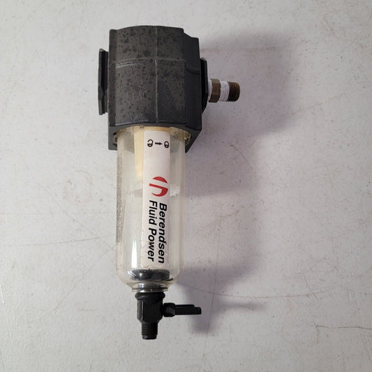 Berendsen Fluid Power F84H-2BO-RU2 Filter Water Bowl Collection w/ Valve