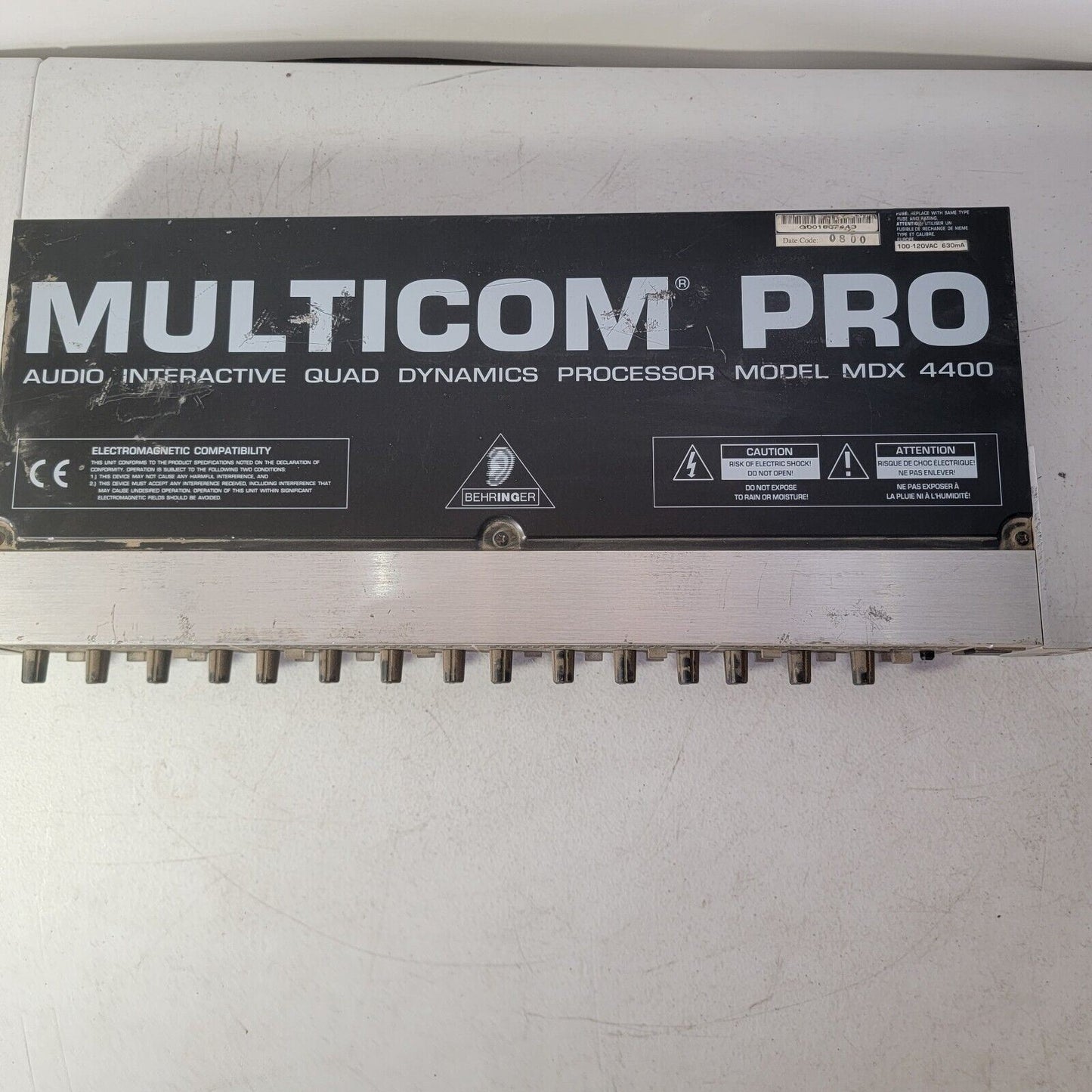 *For Parts* Behringer Multigate Pro Audio Interactive Quad Expander Ga ...