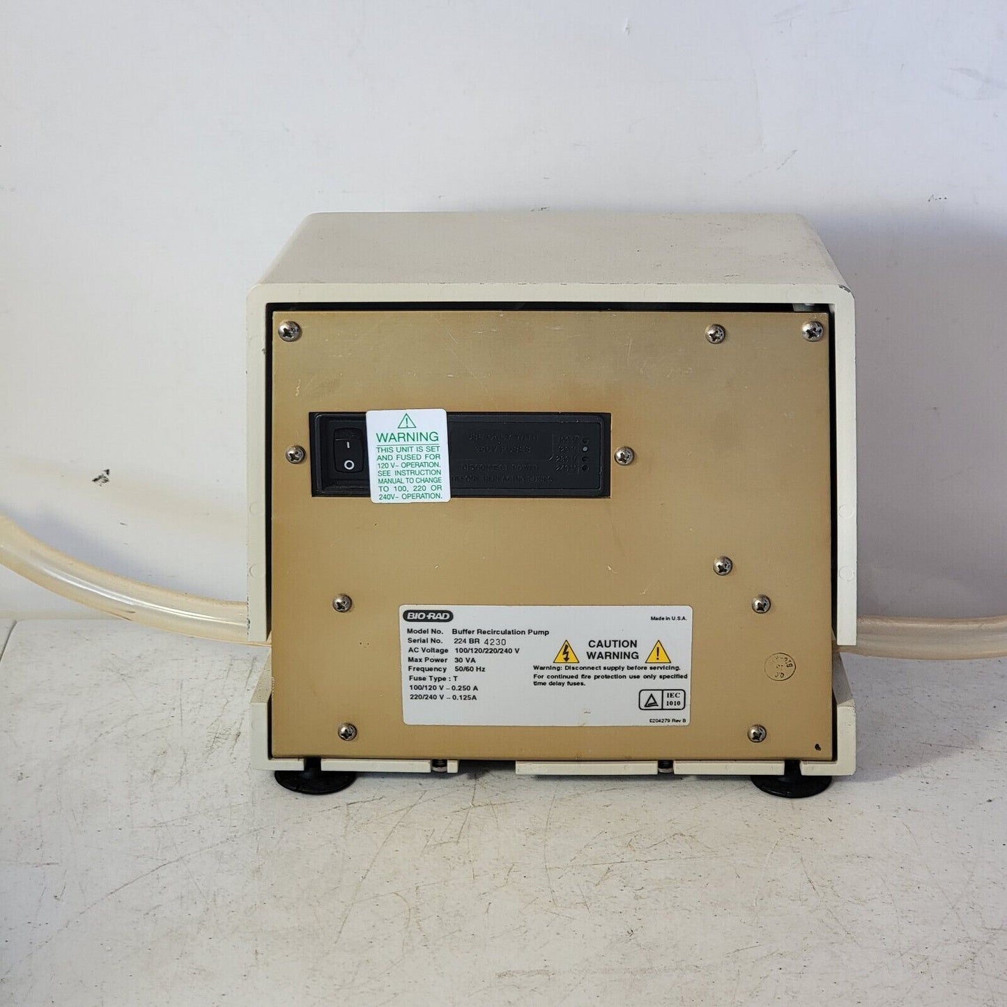 NEW Bio-Rad CHEF Mapper System 224 BR Buffer Recirculation Pump Tested