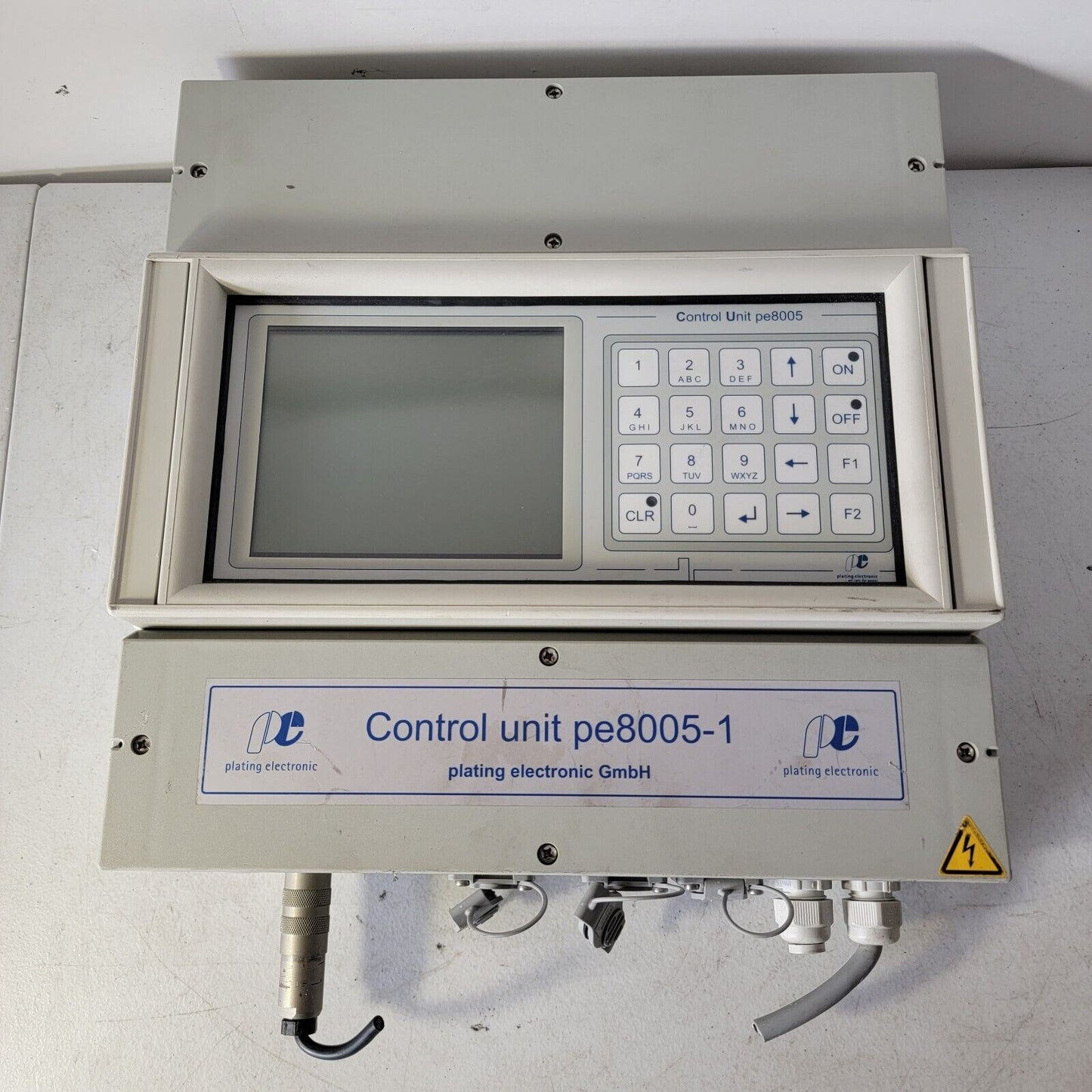 *POWERS ON* Plating Electronic Control Unit pe8005-1 Marie Curie Strasse 6