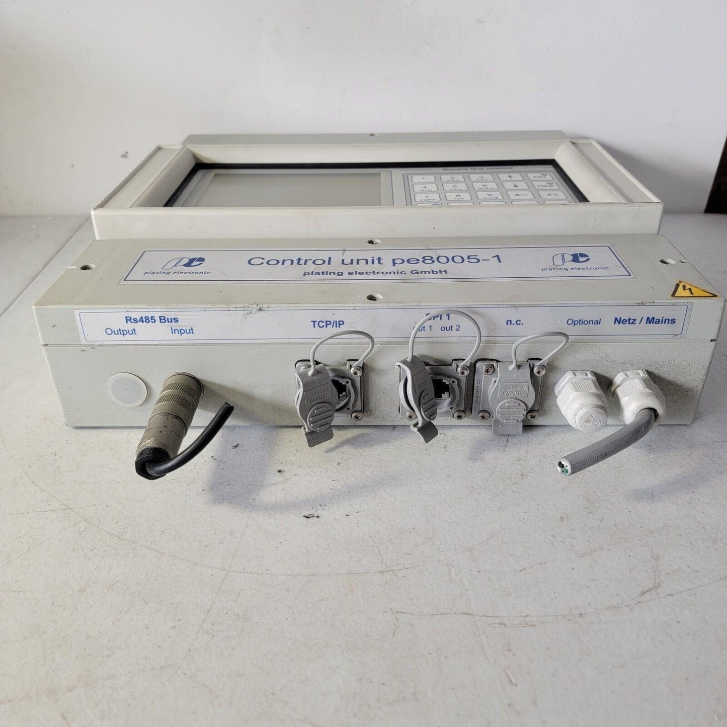 *POWERS ON* Plating Electronic Control Unit pe8005-1 Marie Curie Strasse 6