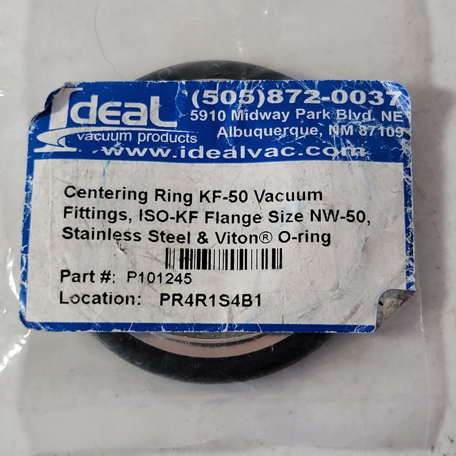 Centering Ring KF50 Vacuum Fitting ISO-KF Flange NW-50 P101245 – Lab ...