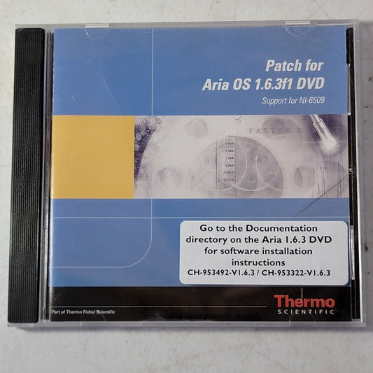 Thermo Scientific Patch For Aria OS 1.6.3f1 Support For NI-6509