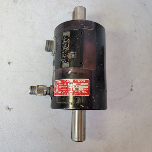 Lebow Shaft Torque Sensor 1104, 1000 IN LB Up To 9500 RPM 1" Shaft