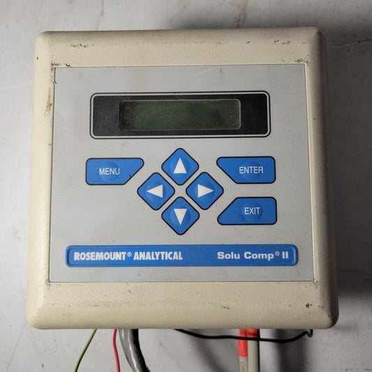 Rosemount 1055-02-10-22-32 Solu Comp II Dual pH Analyzer 2-Channel Industrial