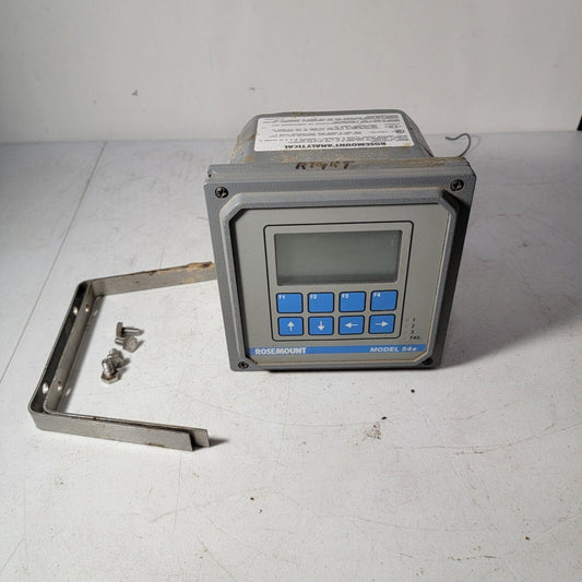 Rosemount 54EPH/ORP-02 ePH pH ORP Analyzer Controller w/ Mounting Brackets