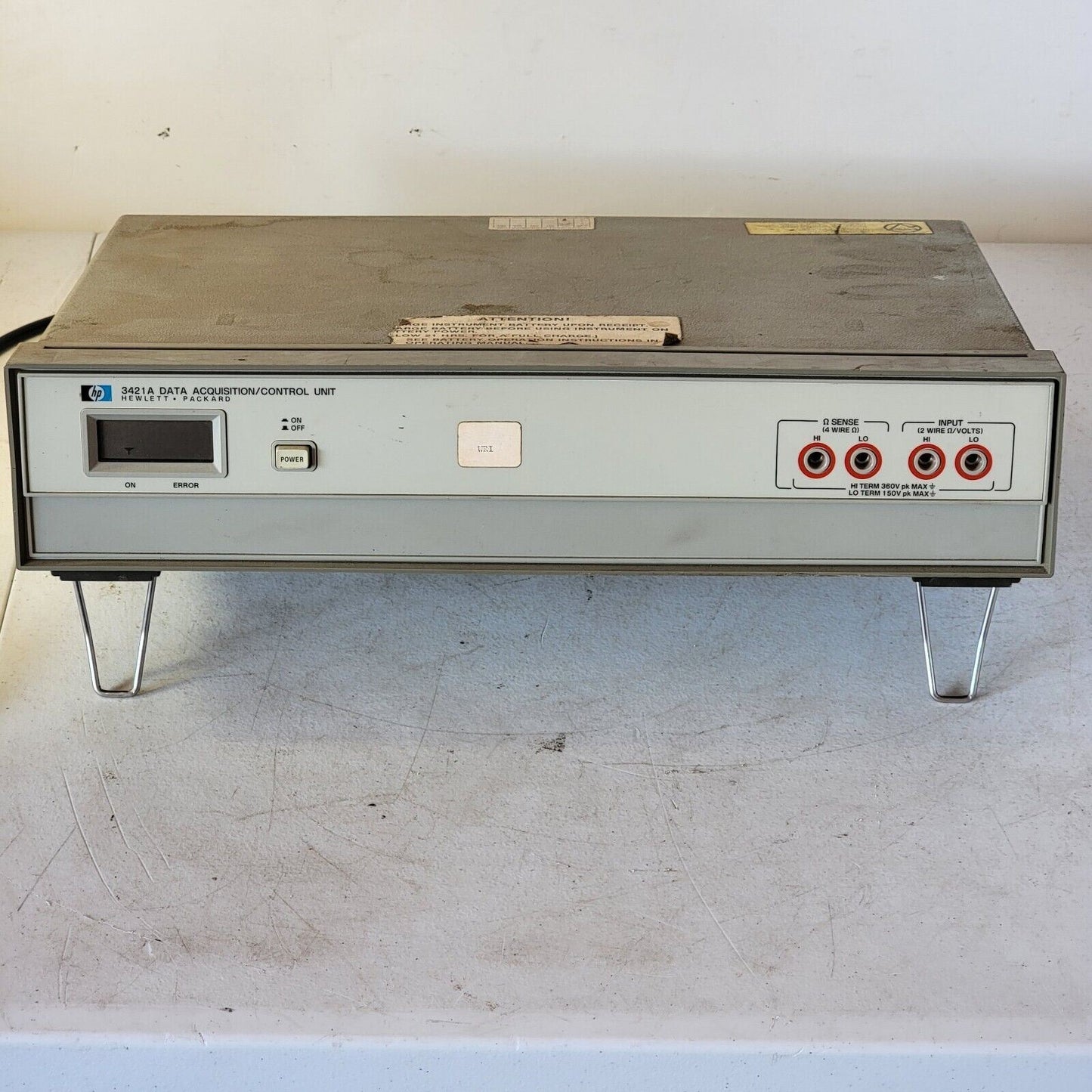 HP Agilent 3421A Data Acquisition Control Unit Opt 020 w/ 2x IO Boards