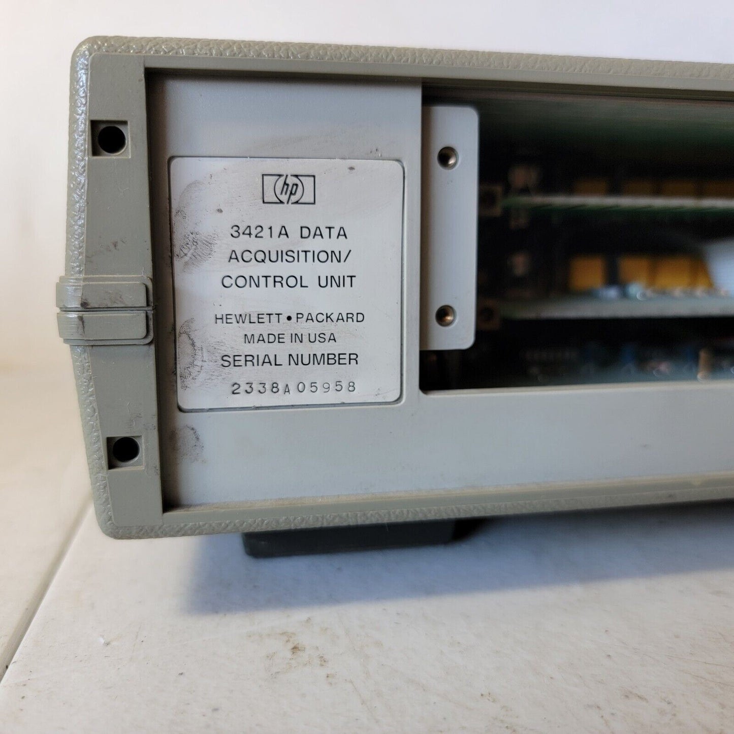 HP Agilent 3421A Data Acquisition Control Unit Opt 020 w/ 2x IO Boards