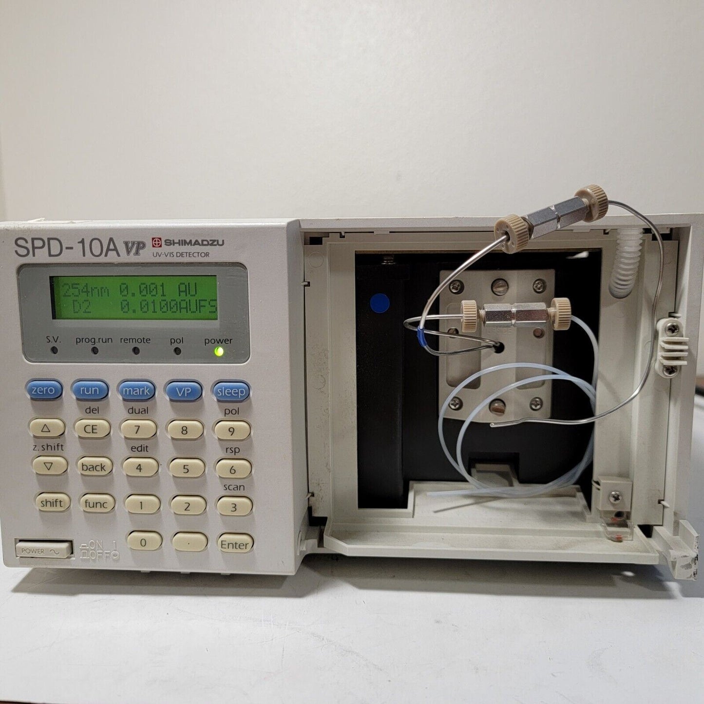TESTED- WORKS Shimadzu SPD-10A VP  HPLC System UV VIS Detector 228-39300-92