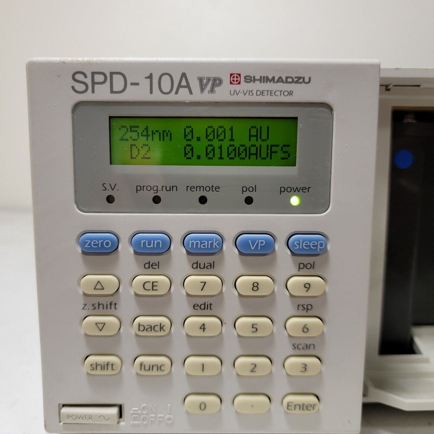 TESTED- WORKS Shimadzu SPD-10A VP  HPLC System UV VIS Detector 228-39300-92