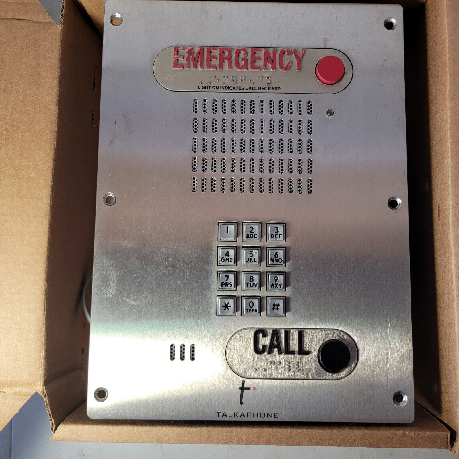 Talk-A-Phone ETP-400K Intercom Call Assistance Access Door – Lab ...