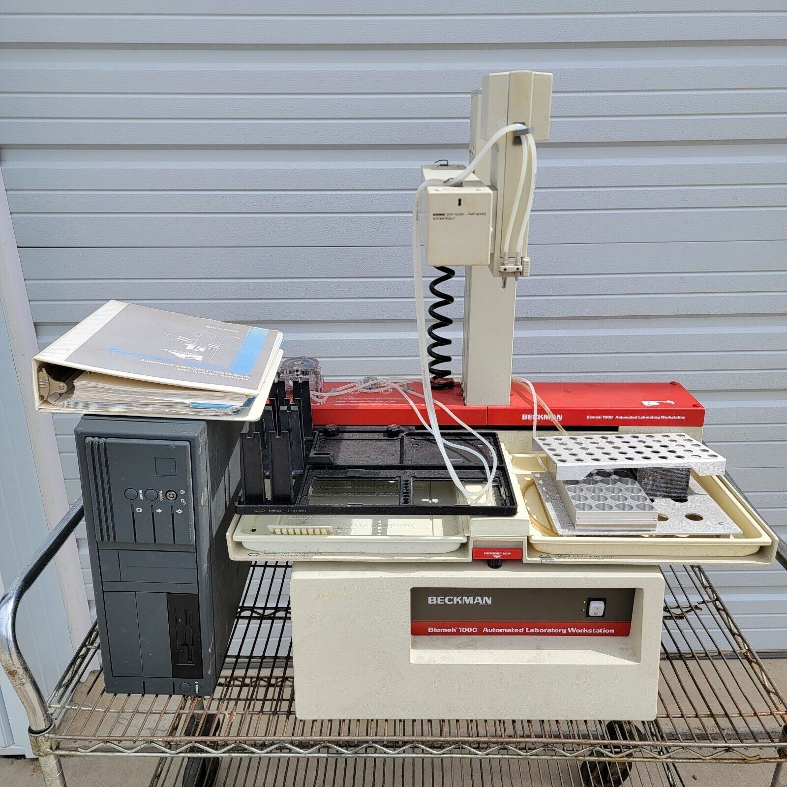 Beackman Lab Beckman Biomek 1000 Automated Laboratory Workstation w/ Control Unit ...