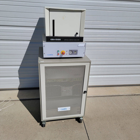 Candela OSA-5100 Optical Surface Analyzer w/ Vacuum Chuck and Control Units