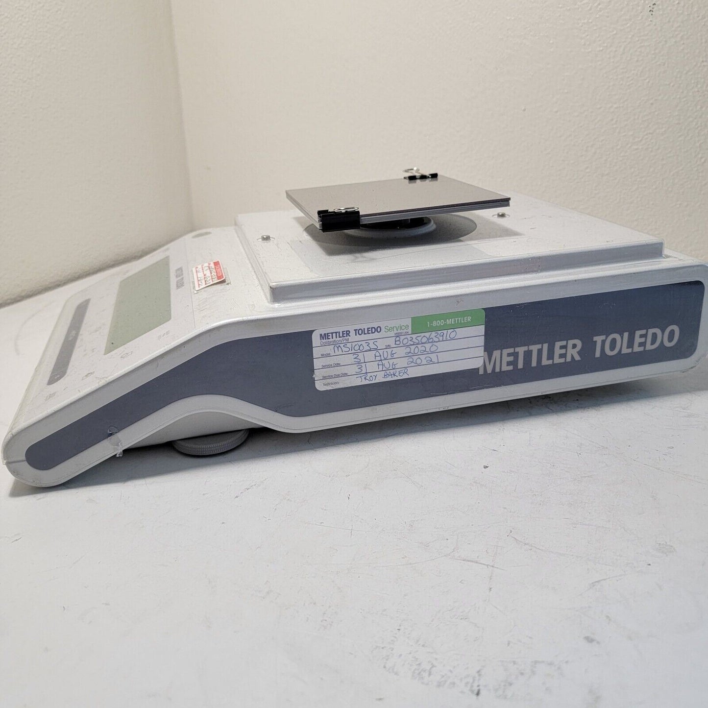 Mettler Toledo MS1003S Newclassic MS Toploading Analytic Balance, 1020g x 0.001g