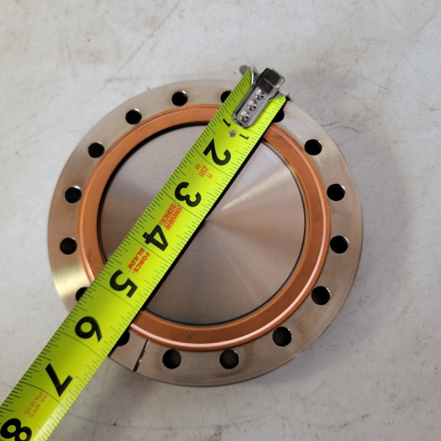 6" DN100CF Blank Off Flange High Vacuum Stainless Steel