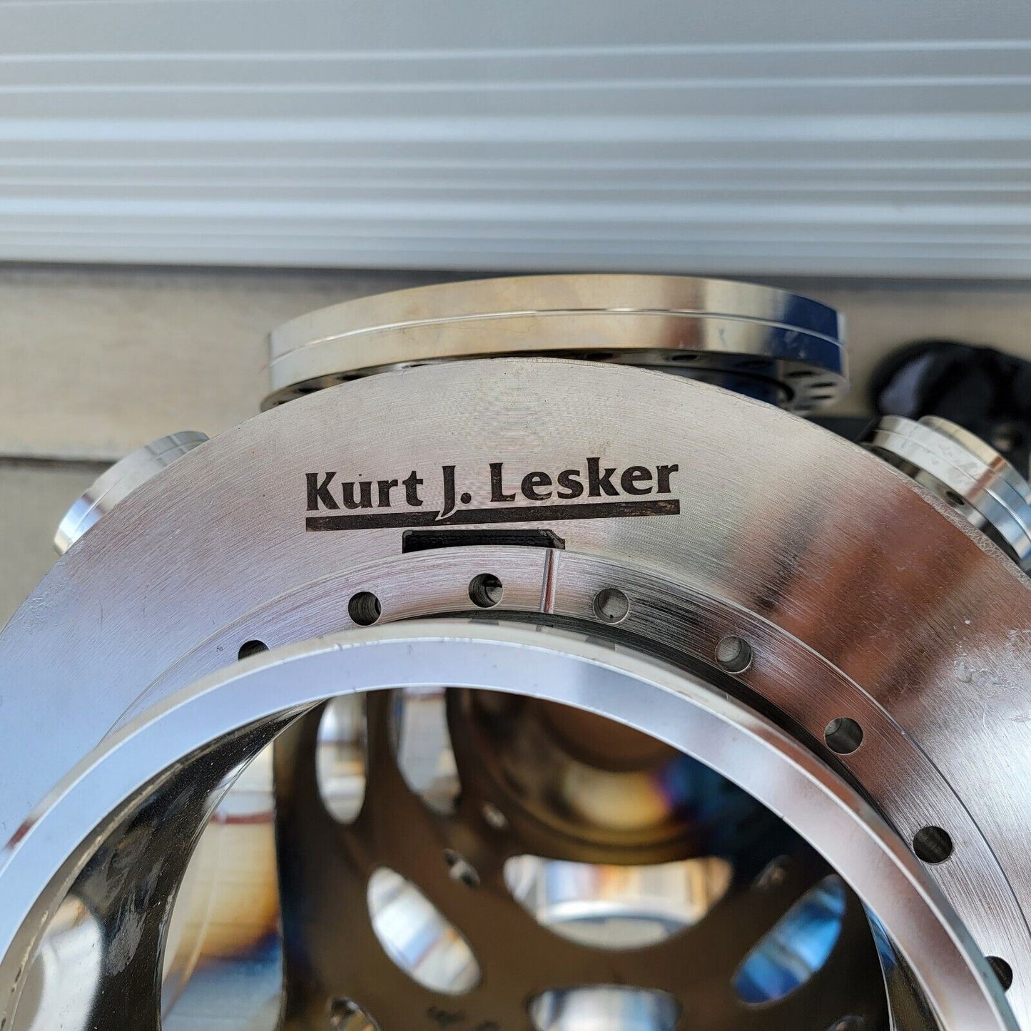 Large UHV Stainless Steel Vacuum Chamber w/ 34 Conflat Flange Ports Kurt Lesker
