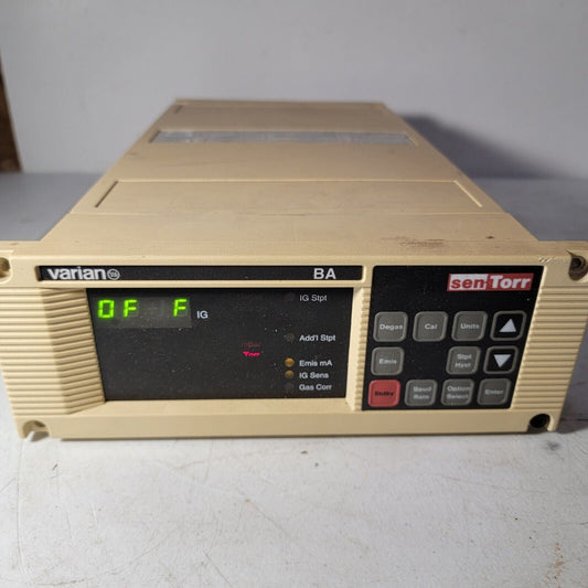 Varian LR88590 L9120-301 Multi-Gauge Vacuum Ion Gauge Controller senTorr