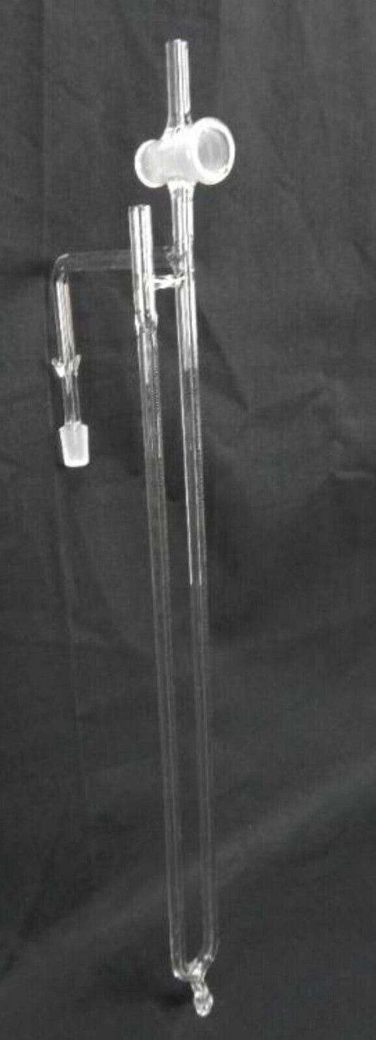 Vintage Mercer Glass Works Merco Pyrex Glass Manometer No. 9496