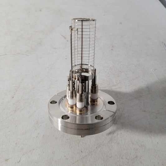 Nude Bayard Alpert Ion Vacuum Gauge Dual Iridium Filament MKS Style 2-3/4" CF