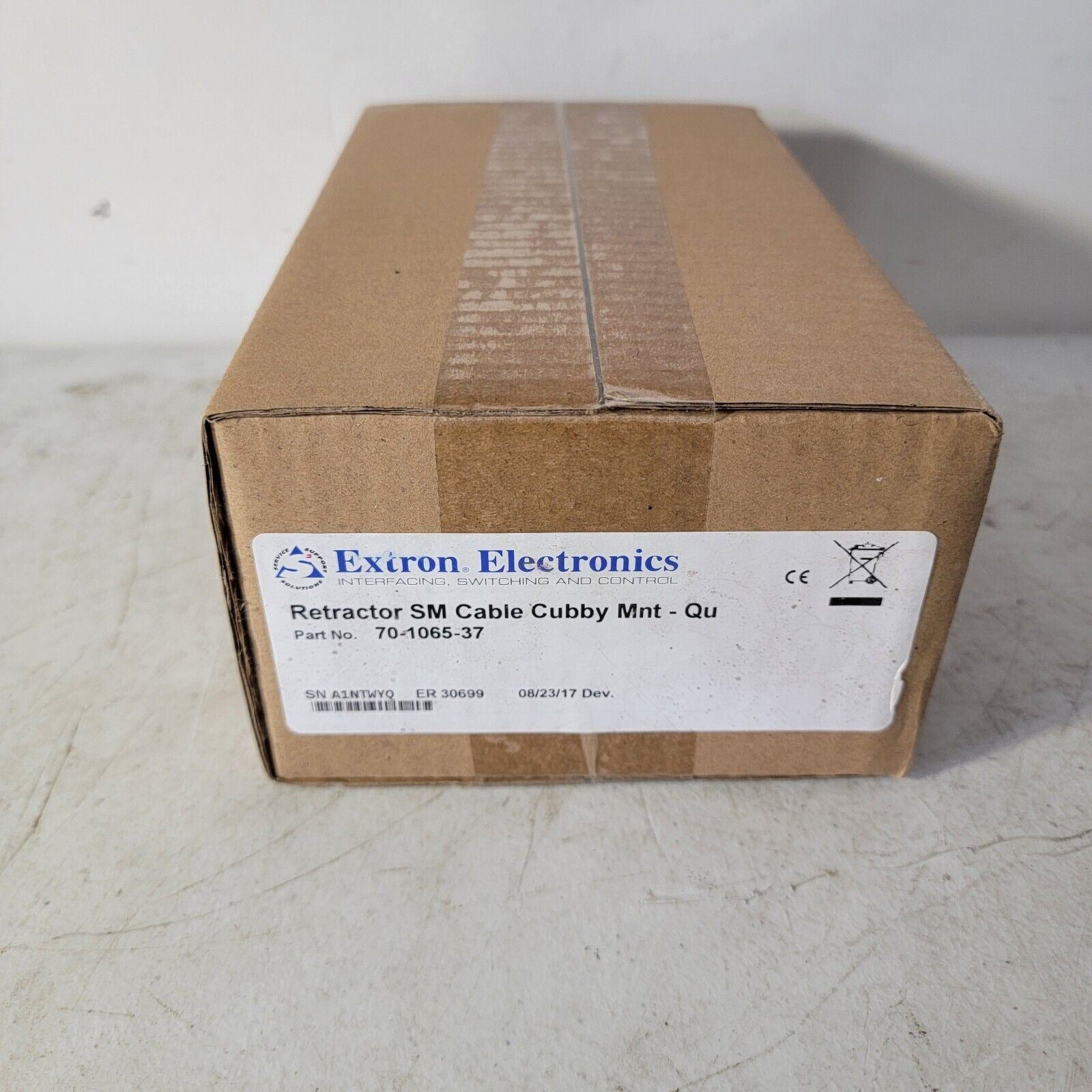Cubbies Lab Extron Retractor SM Cable Cubby Mount Quad 1 Pair Holds Four 70-1065-3 ...