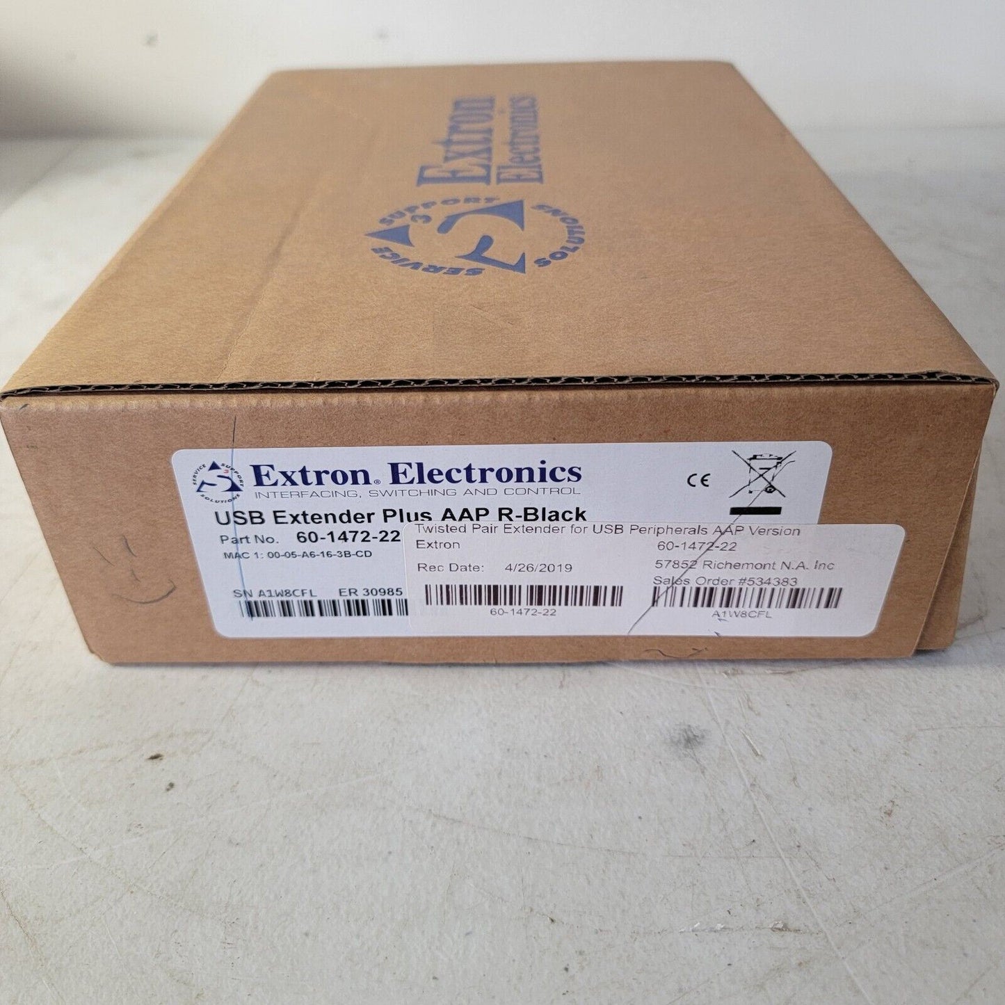 Extron USB Extender Plus AAP R-Black Part No. 60-1472-22