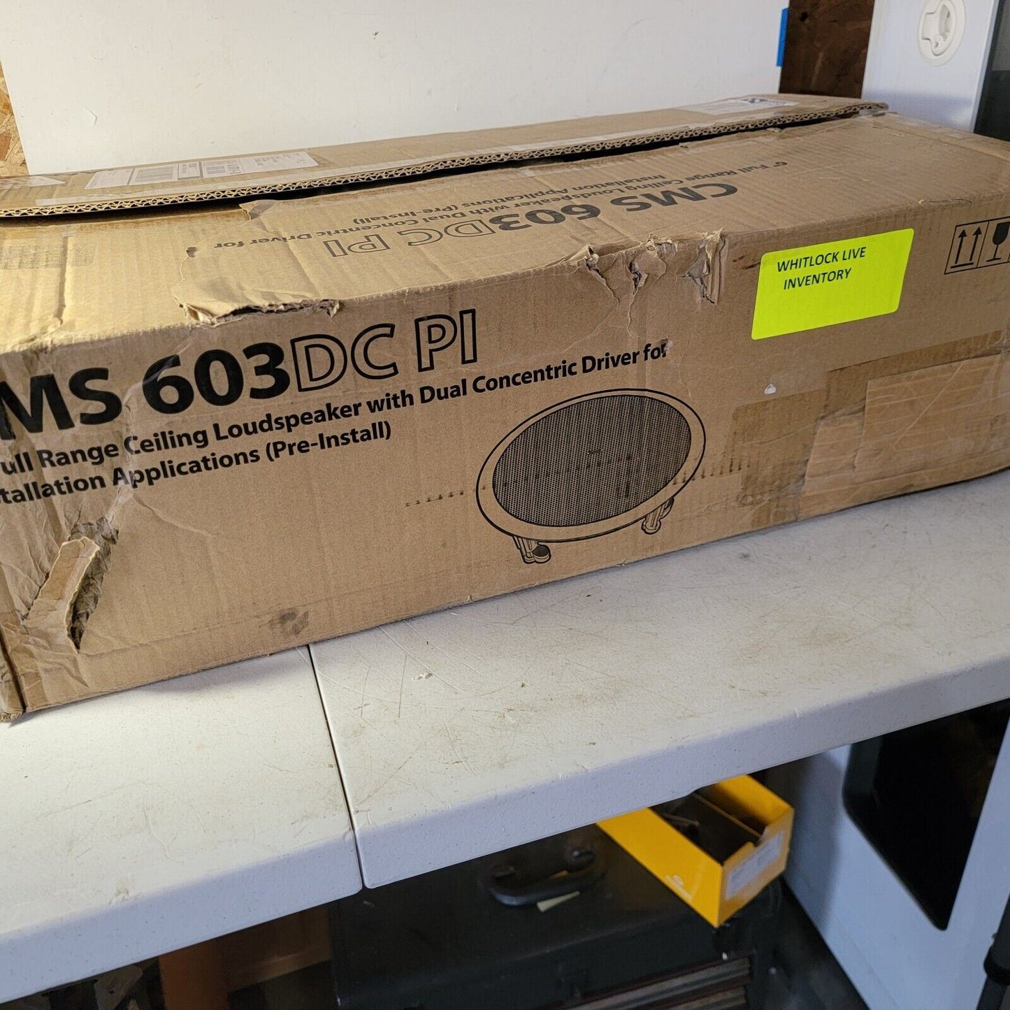 1x Tannoy CMS 603DC PI 6" Full Range Ceiling Loudspeaker Dual Concentric Driver