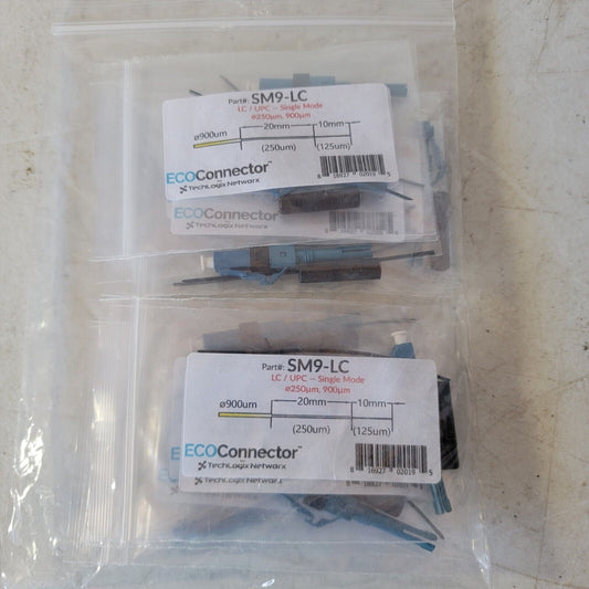 Techlogix Networx SM9-LC Single Mode 900um LC *Pack of 10* Click-On Connector