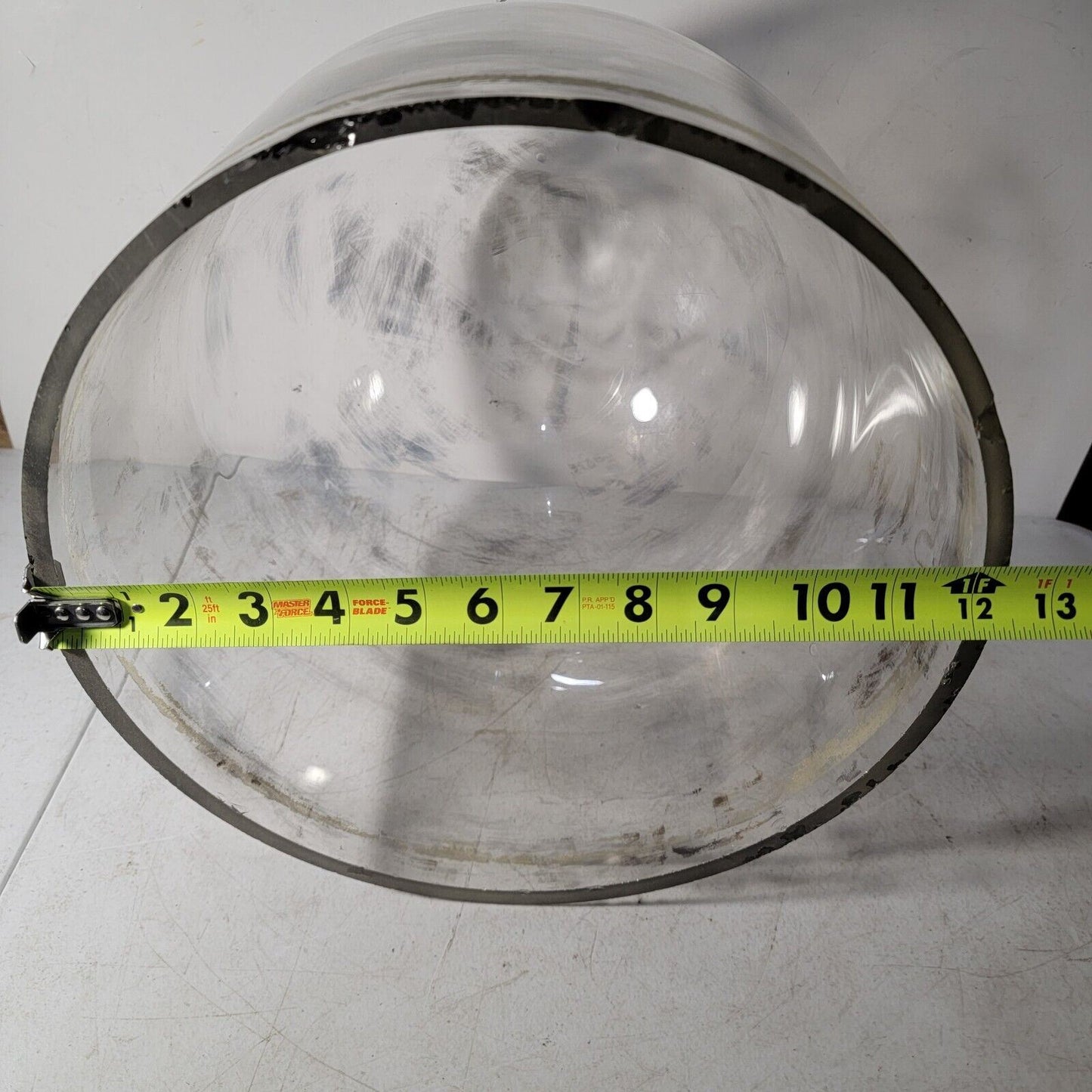 12" Pyrex Bell Jar w/ Metal Shroud High Vacuum